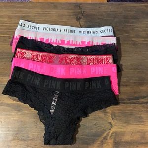 6 VS/PINK Panties
